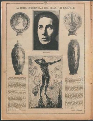La obra decorativa del escultor Riganelli