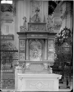 Schöntal Kloster Schöntal Abteikirche Sankt Joseph Langhaus Johannesaltar von Michael Kern (um 1630)