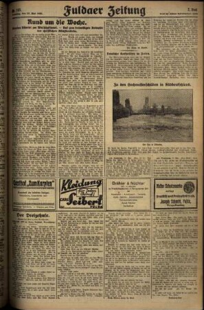 Zweite Ausgabe vom Sonntag, den 18. Mai 1930.