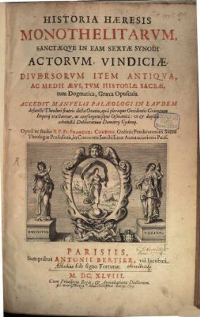 Historia haeresis Monothelitarum