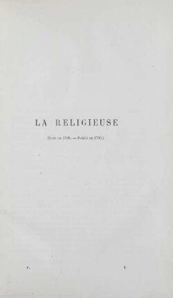 La Religieuse
