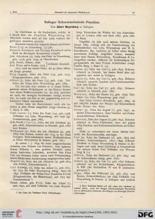 2: Solinger Schwertschmiede-Familien, [9]