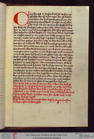 Dietrich von Apolda (Theodoricus de Apolda), Vita S Elisabeth, dt.