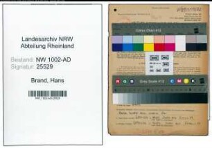 Entnazifizierung Hans Brand, geb. 20.09.1903 (Kaufm.Angest.)