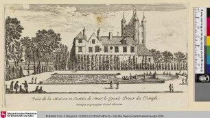 Veüe de la Maison et Jardin de Monr. le Grand Prieur du Temple