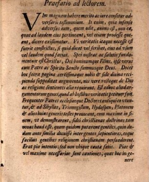 Non-Christianorum de Christo testimonia, oder Zeugnisse von Christo derer, die doch nicht Christen gewesen seyn : ex antiquis monumentis proposita et diiudicata