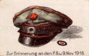 Postkarte zur Novemberrevolution 1918
