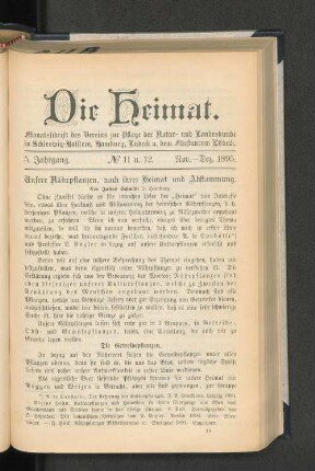 Unsere Nährpflanzen, nach ihrer Heimat und Abstammung.