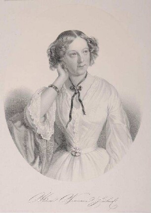 Bildnis von Marie Seebach (1829-1897)