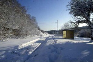 Leonbronn Streckenende Bahnsteig