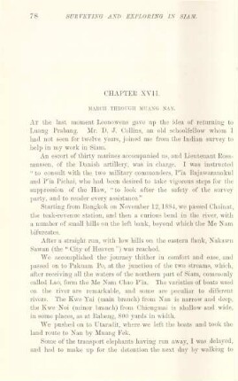 Chapter XVII. March through Muang Nan