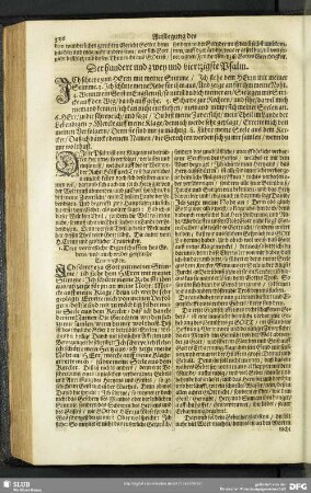 Außlegung des hundert und zwey und viertzigsten Psalms
