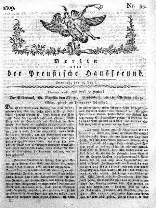 Nr. 33., 25. April 1809