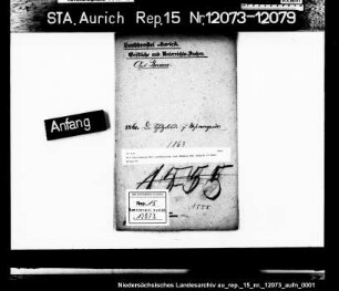 Die Zustimmung der Landdrostei zum Neubau der Schule in Neßmergrode