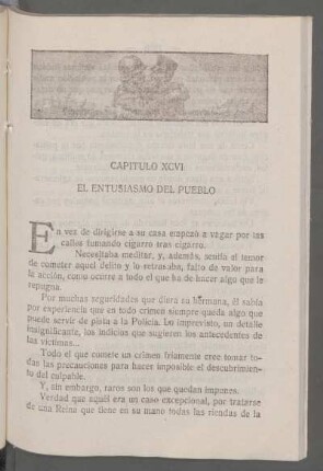 Capítulo XCVI - El entusiasmo del pueblo