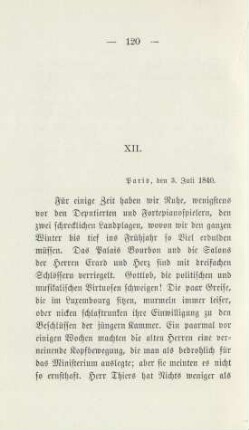 XII. [Guizot's Opposition gegen Thiers]