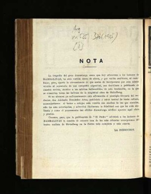 Nota