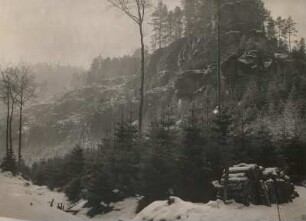 Elbsandsteingebirge. Großer Zschand. In den Weberschlüchten