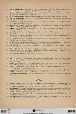 Möbel, Einrichtung, Textilien, Plastik (Nr. 304-487)