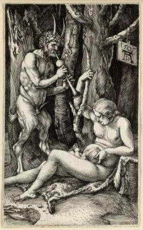 Satyr und Nymphe (Satyrfamilie)
