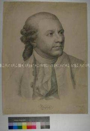 Porträt des Dichters Friedrich Gottlieb Klopstock
