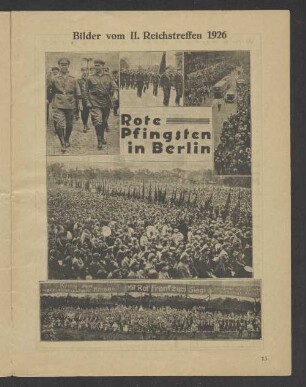 Bilder vom II. Reichstreffen 1926