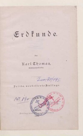 Erdkunde