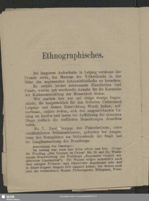 Ethnographisches