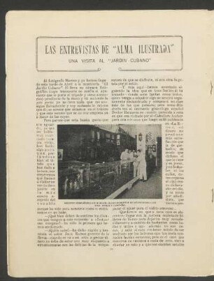 Las entrevistas de "Alma Ilustrada" : Una vista al "Jardín Cubano"