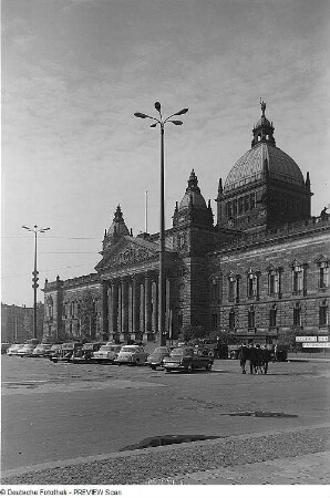 Leipzig. Ehemaliges Reichsgericht (Georgi-Dimitroff-Museum), Haupteingangsseite