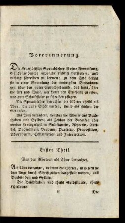 [Von den Buchstaben und Sylben]