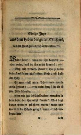 Nachgelassene Schriften des verstorbenen Professor Musäus