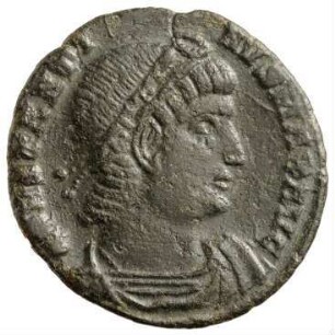 Münze, Follis, Aes 3, 333 - 335 n. Chr.