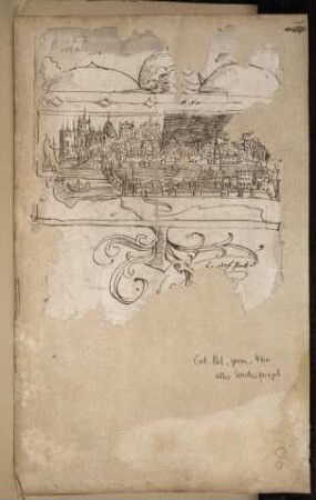 Standtansicht von Heidelberg (?)