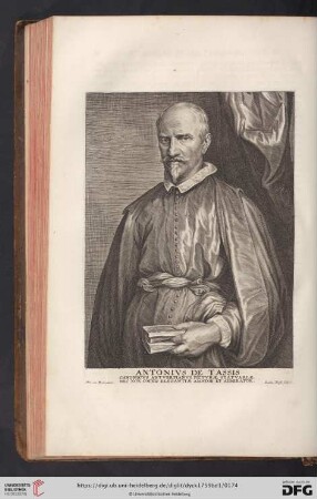 Antoine de Tassis, chanoine d'Anvers
