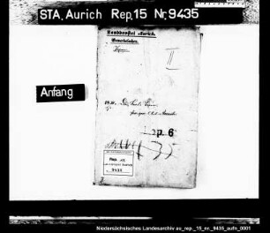 Die Überwachung der Brotpreise, Amt Aurich