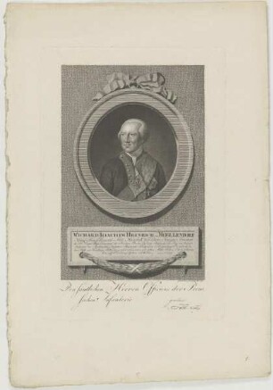 Bildnis des Wichard Ioachim Heinrich von Moellendorf