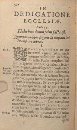 In Dedicatione Ecclesiae. I.