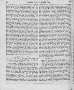 Hauff, W.: Phantasien und Skizzen. Stuttgart: Franckh 1828
