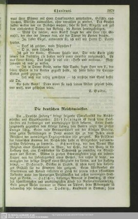 Die deutschen Reichsminister