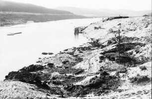 Schluchsee: Der leere Schluchsee; Ostteil Richtung Seebrugg des Restsees
