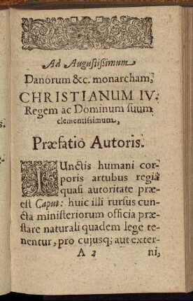 Ad Augustißimorum Danorum ... monarcham, Christianum IV.