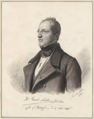 Bildnis Falkenstein, Constantin Karl (1801-1855), Bibliothekar, Historiker, Schriftsteller