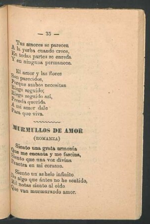 Murmullos de amor : (Romanza)