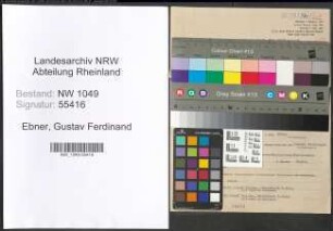 Entnazifizierung Gustav Ferdinand Ebner , geb. 07.01.1911 (Lehrer)