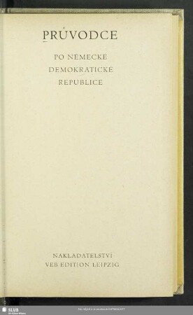 Průvodce po Německé Demokratické Republice