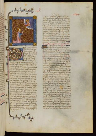 Titelminiatur: Paulus betet vor Gott