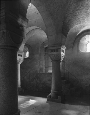 Eger/Cheb, Burg, Doppelkapelle St. Erhard, Untergeschoss