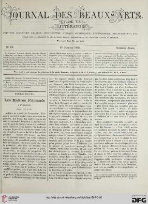 Nr. 19 (15 Octobre 1865)