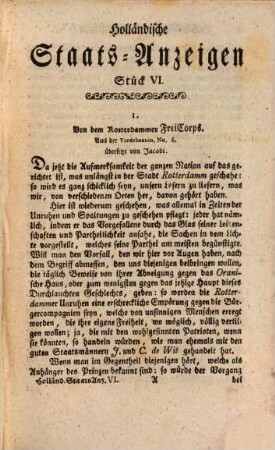 Holländische Staats-Anzeigen. 6. 1786
